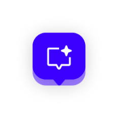 The chat button start view